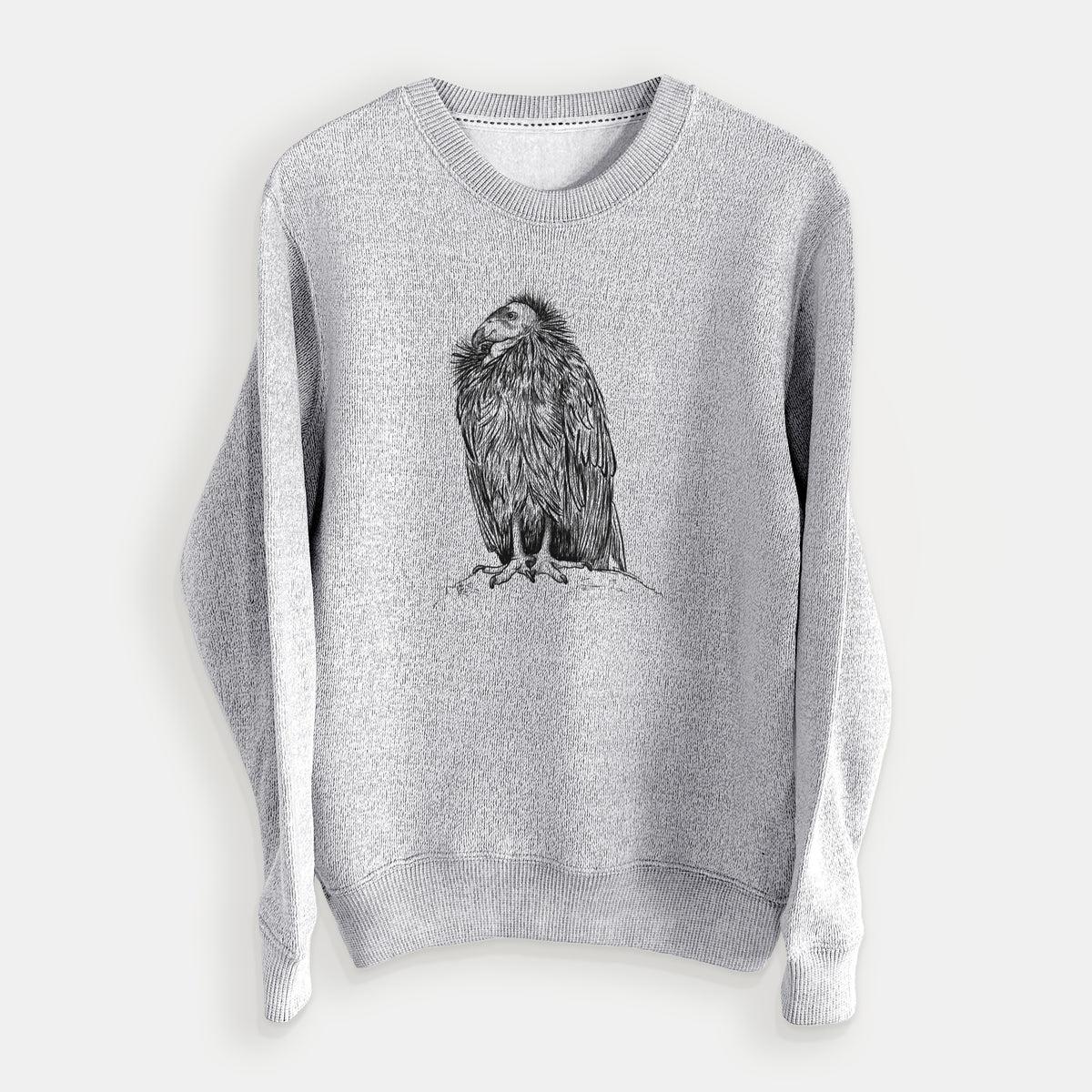 California Condor - Gymnogyps californianus - Knit Sweatshirt