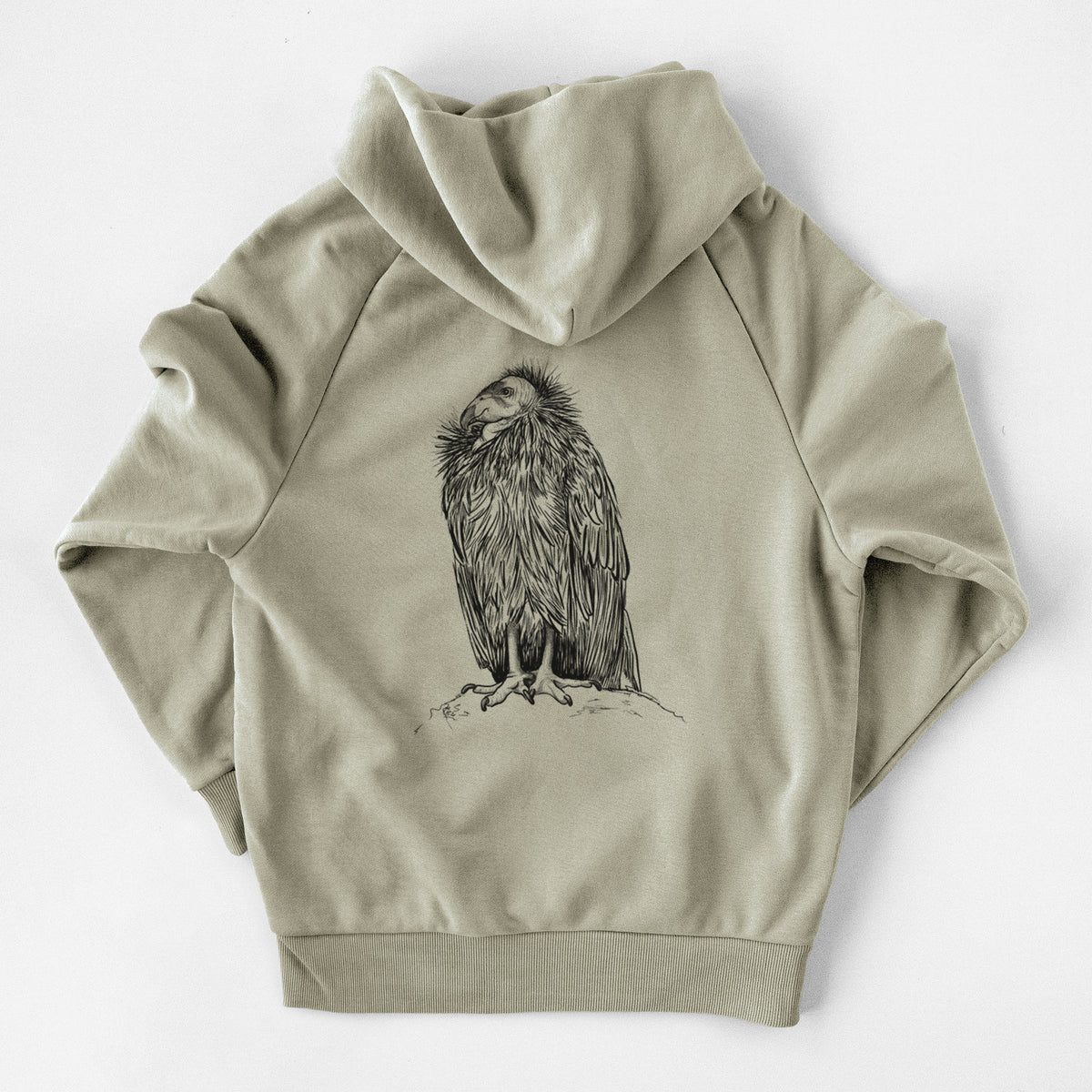 California Condor - Gymnogyps californianus - UltraLuxe Heavyweight French Terry Hoodie