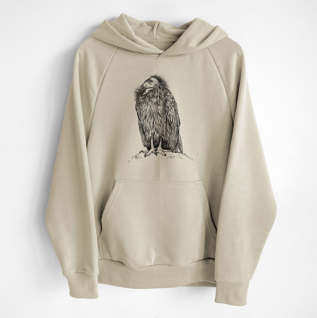 California Condor - Gymnogyps californianus - UltraLuxe Heavyweight French Terry Hoodie
