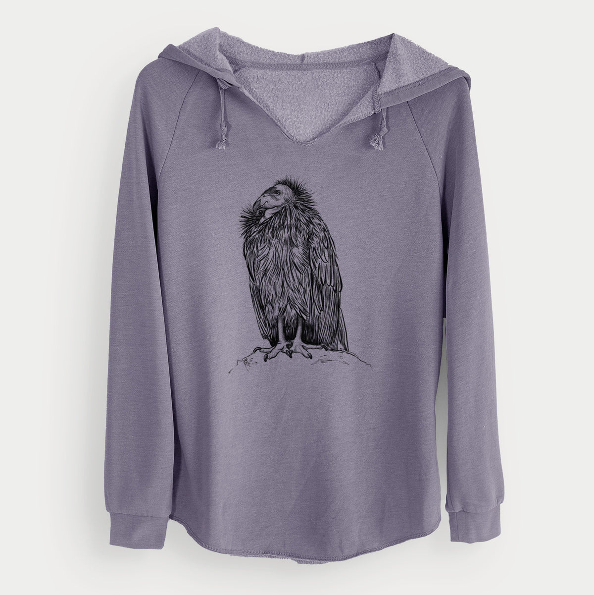 California Condor - Gymnogyps californianus - Cali Wave Hooded Sweatshirt
