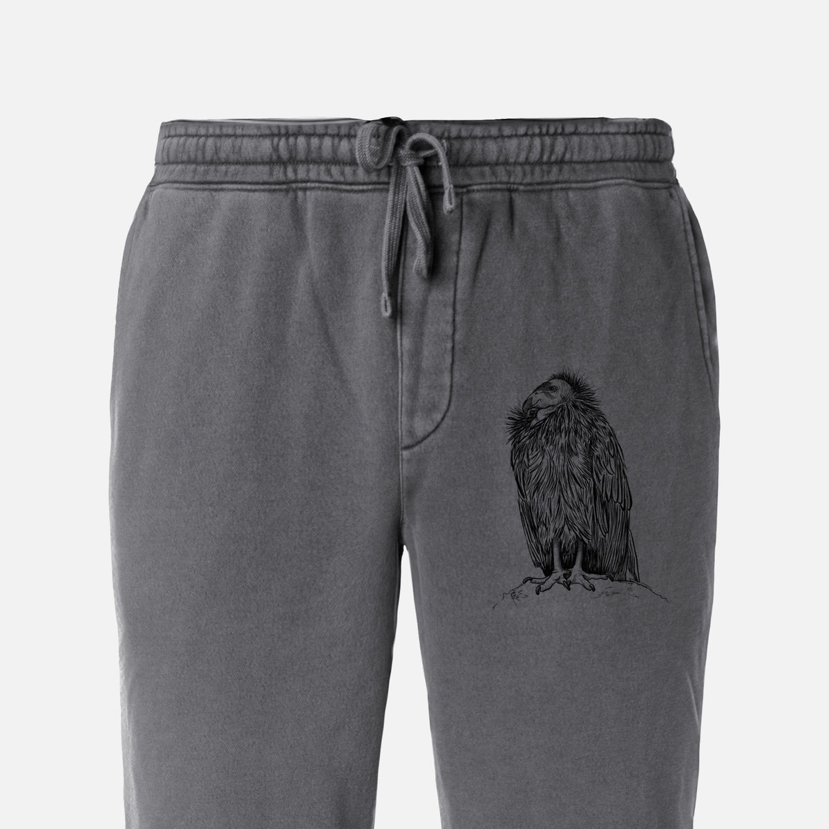 California Condor - Gymnogyps californianus - Unisex Pigment Dyed Sweatpants