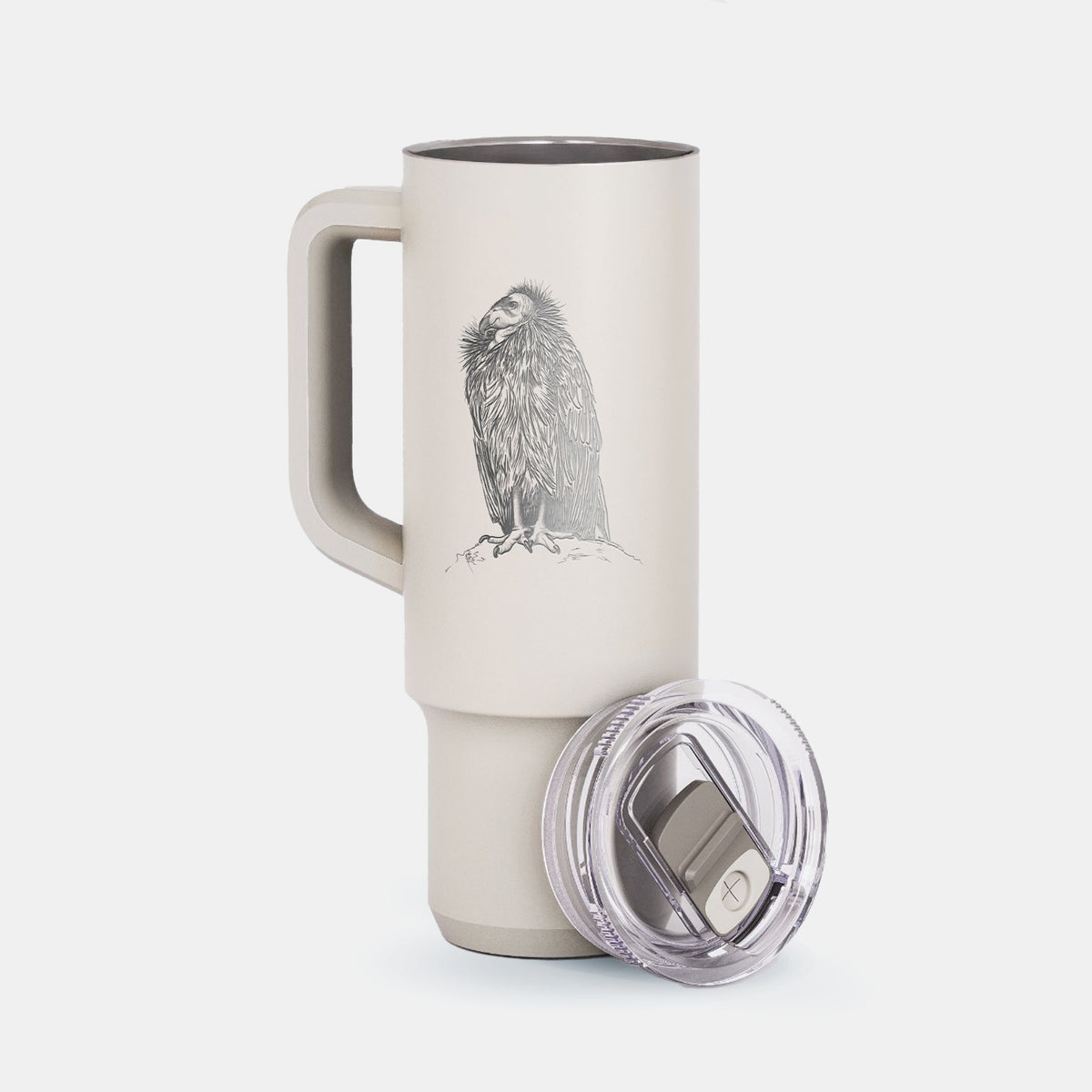 California Condor - Gymnogyps californianus - 40oz Skinny Recharge Tumbler