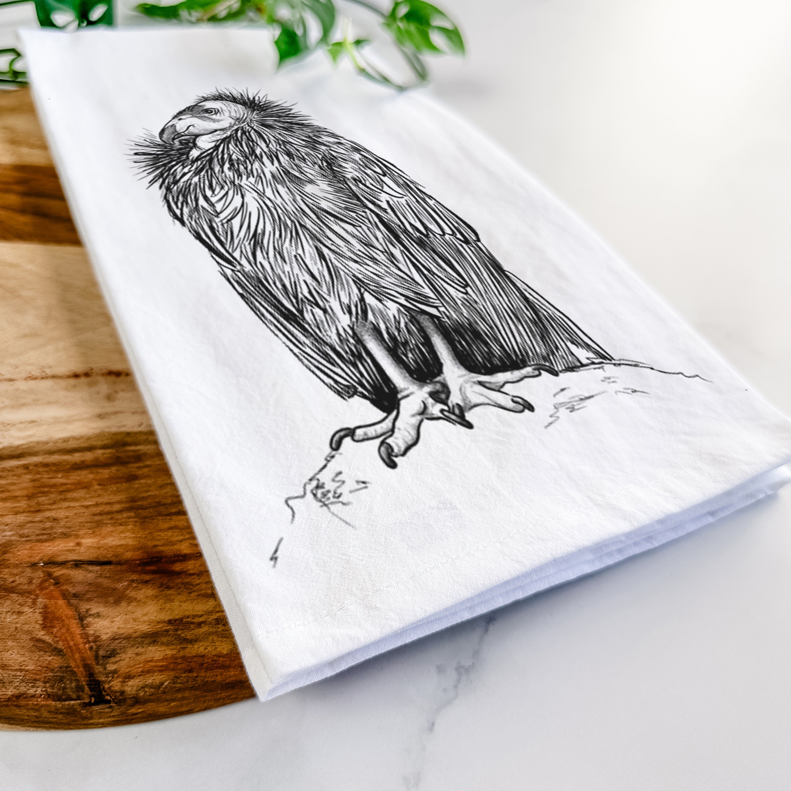 California Condor - Gymnogyps californianus Tea Towel