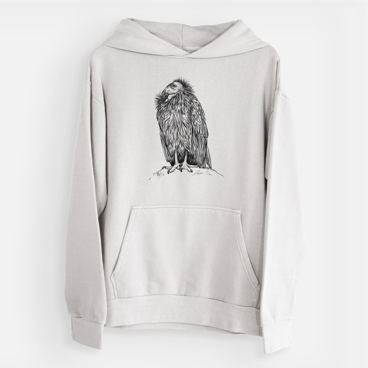 California Condor - Gymnogyps californianus  - Urban Heavyweight Hoodie