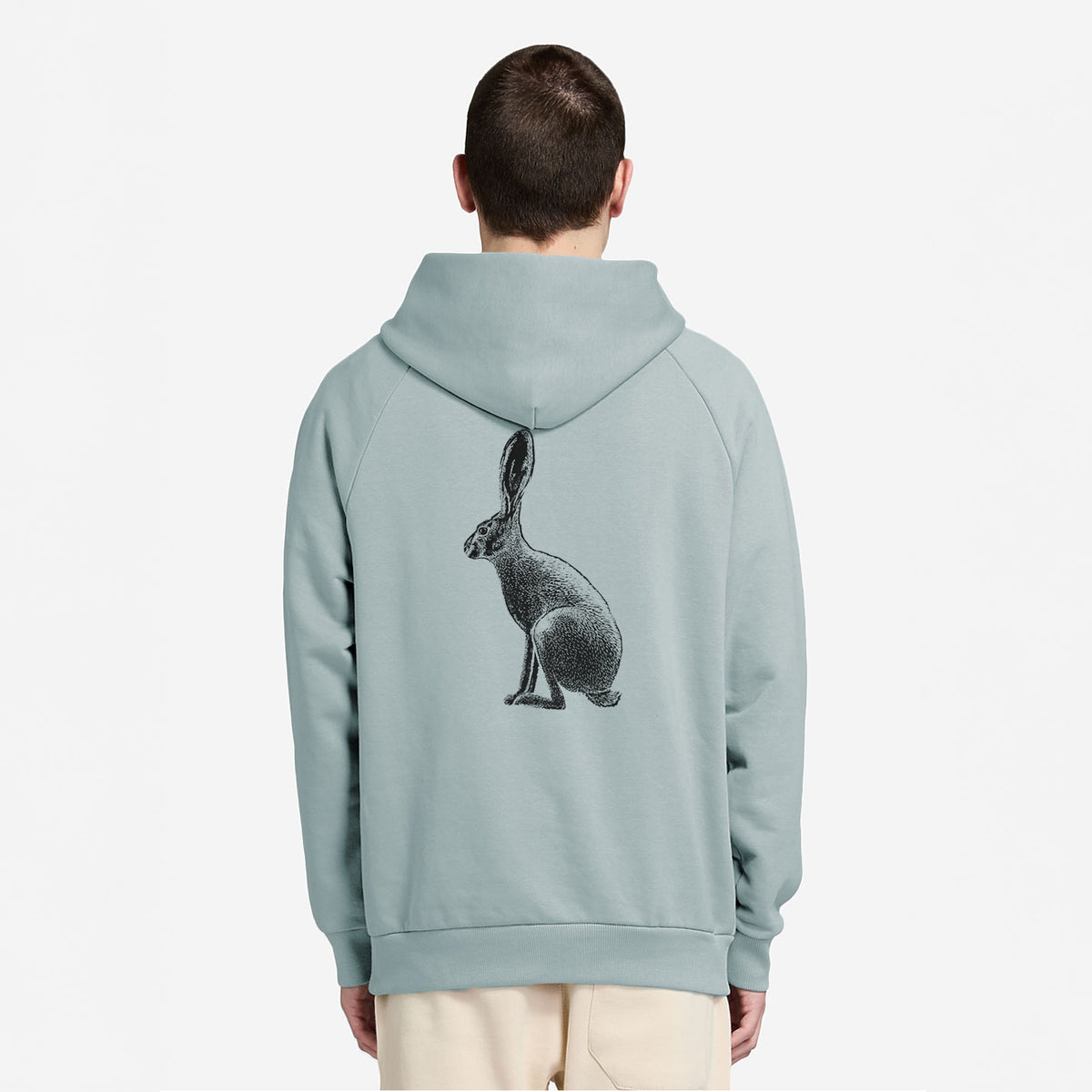 Wild California Hare - Black-tailed Jackrabbit - UltraLuxe Heavyweight French Terry Hoodie