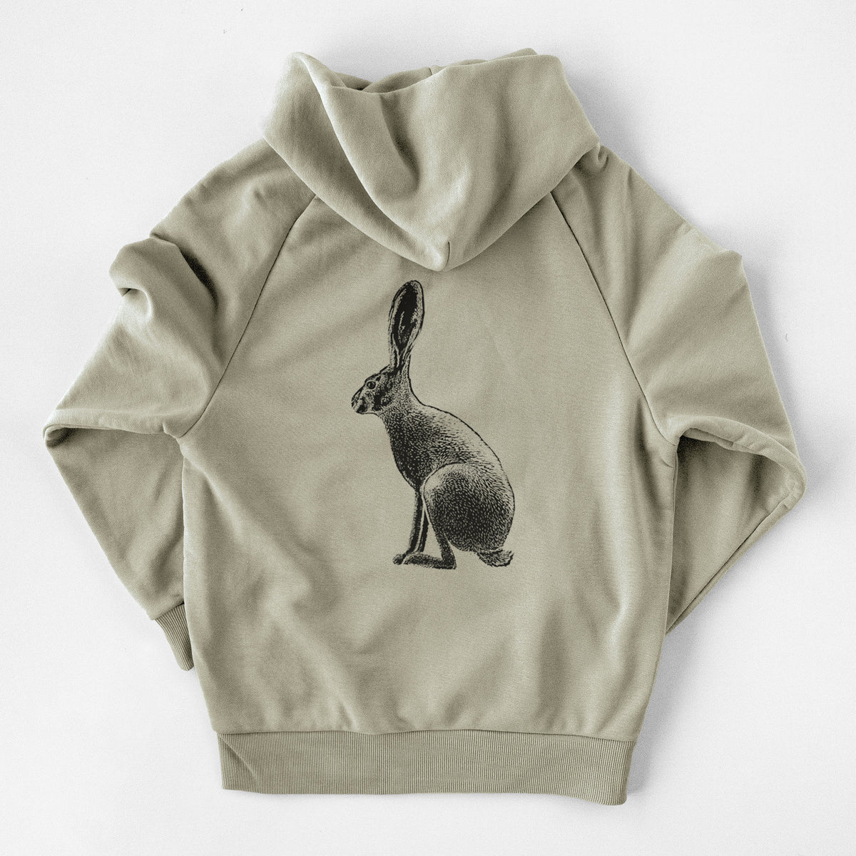 Wild California Hare - Black-tailed Jackrabbit - UltraLuxe Heavyweight French Terry Hoodie