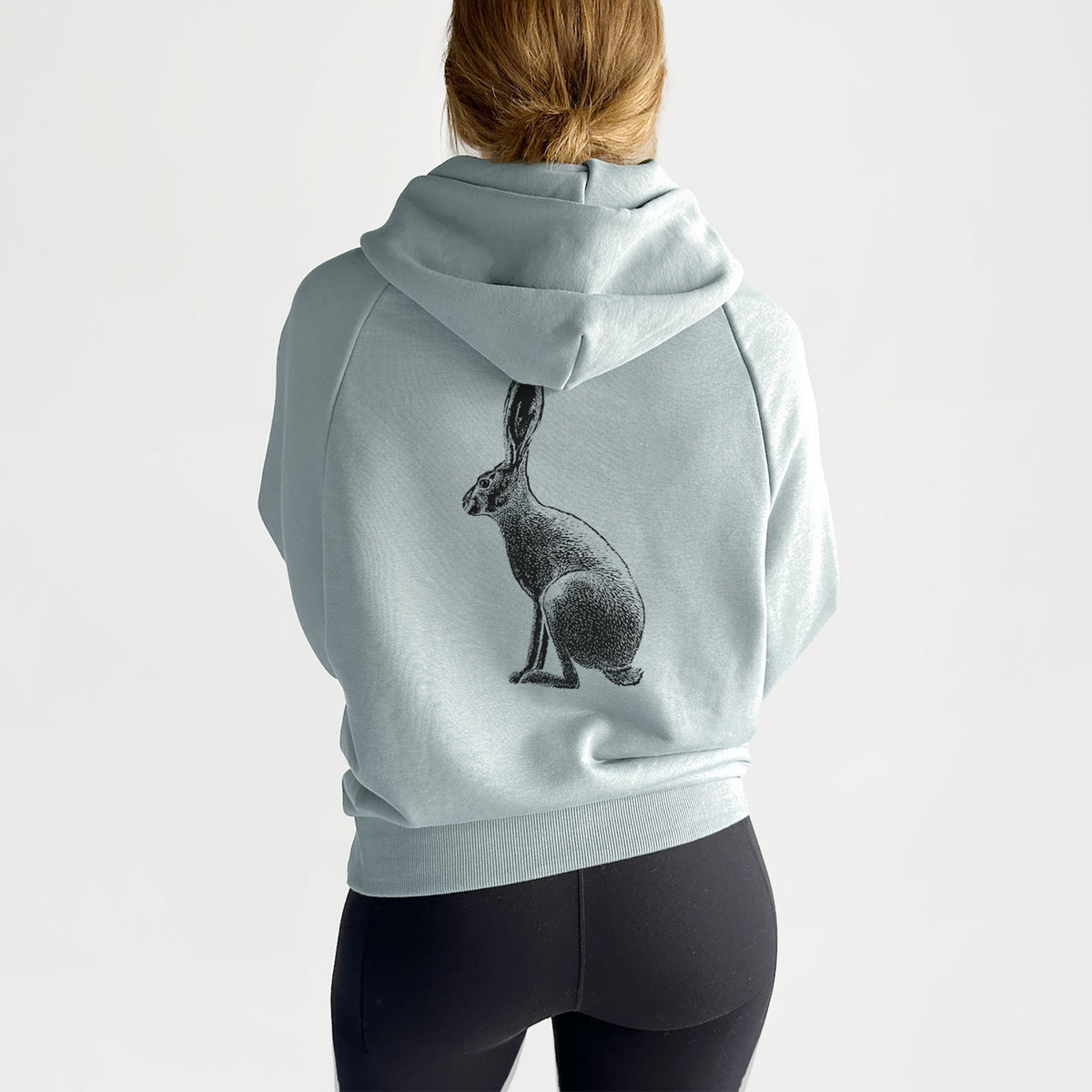 Wild California Hare - Black-tailed Jackrabbit - UltraLuxe Heavyweight French Terry Hoodie