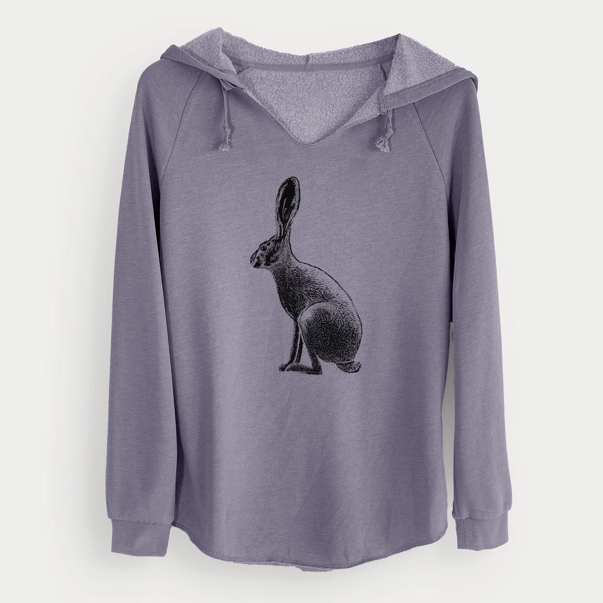 Wild California Hare - Black-tailed Jackrabbit - Cali Wave Hooded Sweatshirt