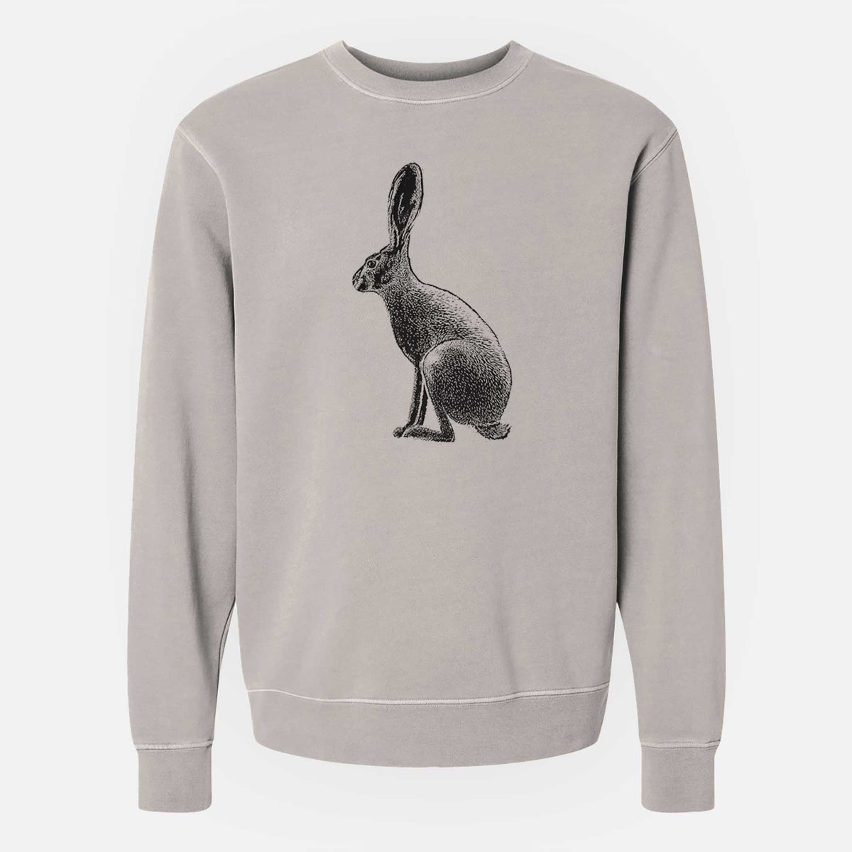 Wild California Hare - Black-tailed Jackrabbit - Unisex Pigment Dyed Crew Sweatshirt