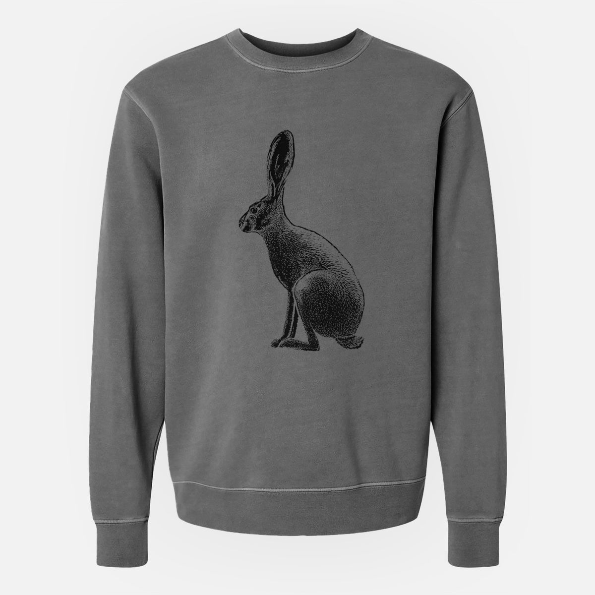 Wild California Hare - Black-tailed Jackrabbit - Unisex Pigment Dyed Crew Sweatshirt