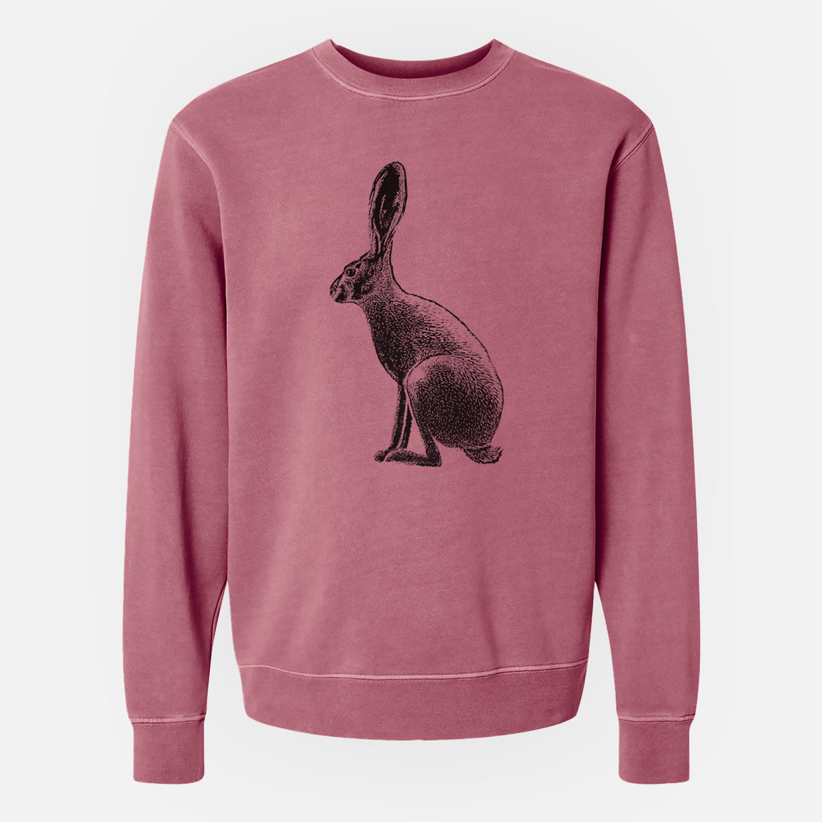 Wild California Hare - Black-tailed Jackrabbit - Unisex Pigment Dyed Crew Sweatshirt