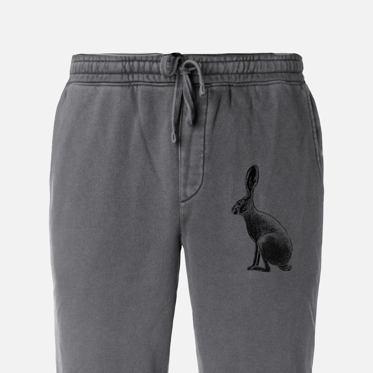 Wild California Hare - Black-tailed Jackrabbit - Unisex Pigment Dyed Sweatpants