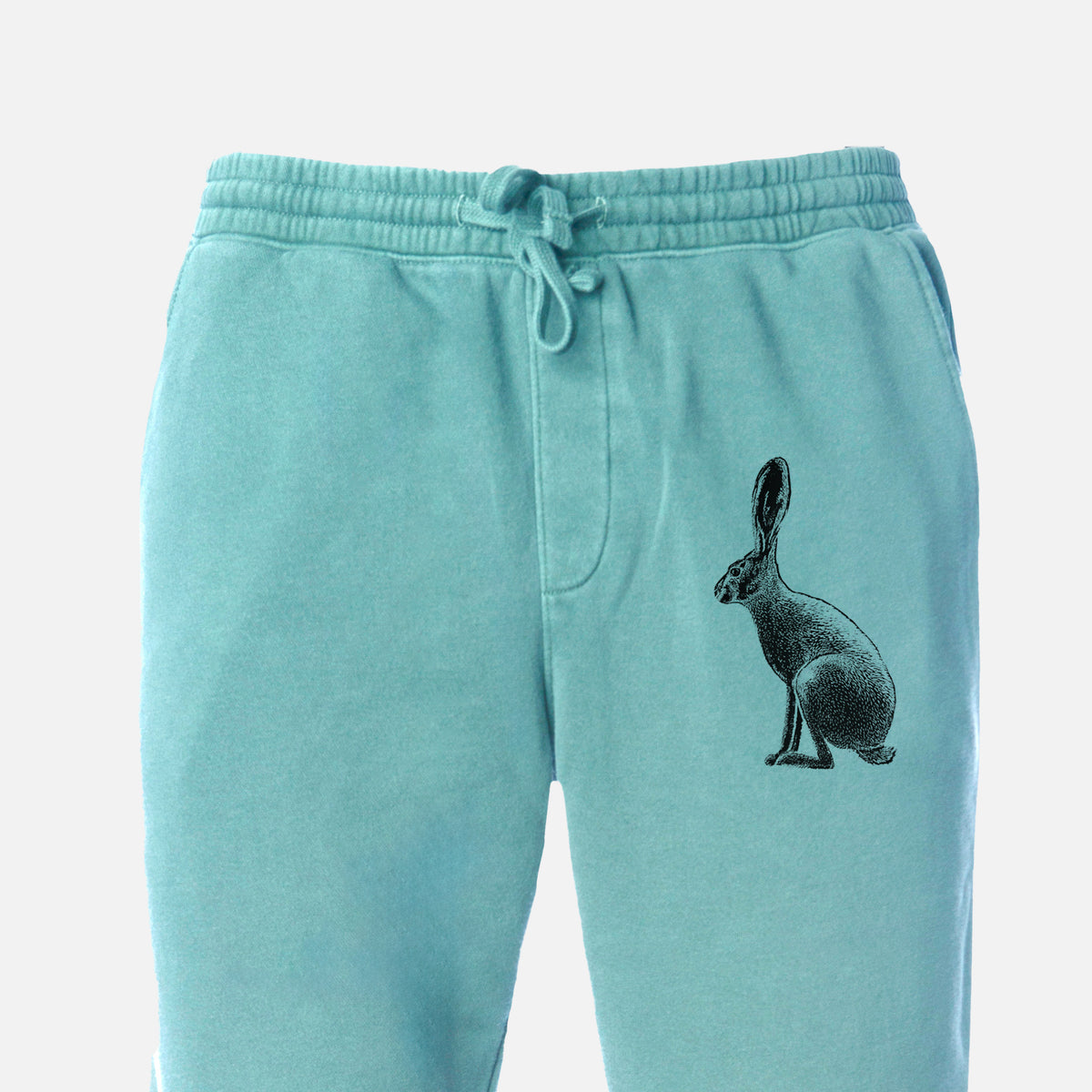 Wild California Hare - Black-tailed Jackrabbit - Unisex Pigment Dyed Sweatpants