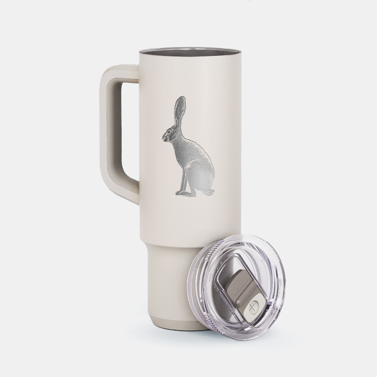 Wild California Hare - Black-tailed Jackrabbit - 40oz Skinny Recharge Tumbler