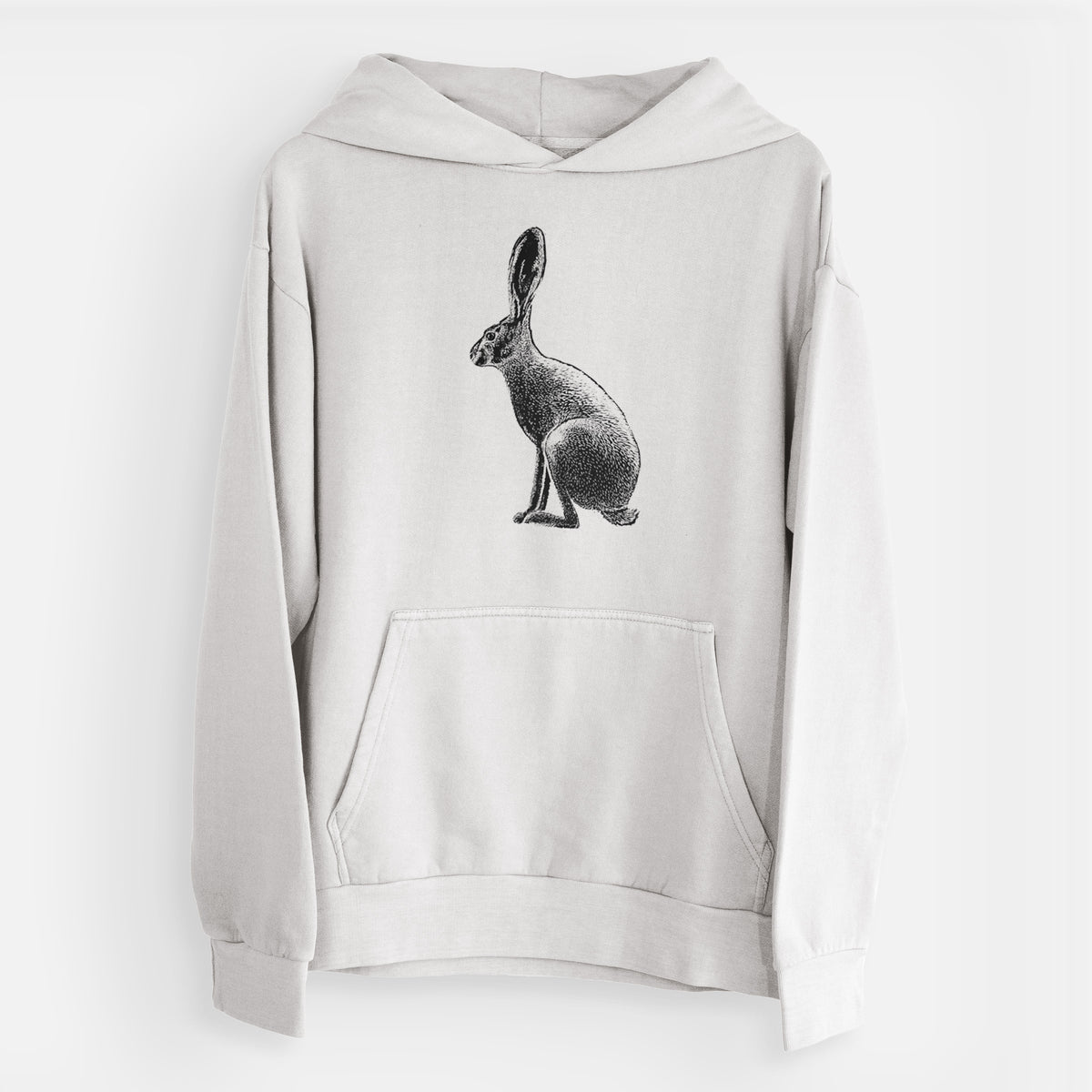 Wild California Hare - Black-tailed Jackrabbit  - Urban Heavyweight Hoodie