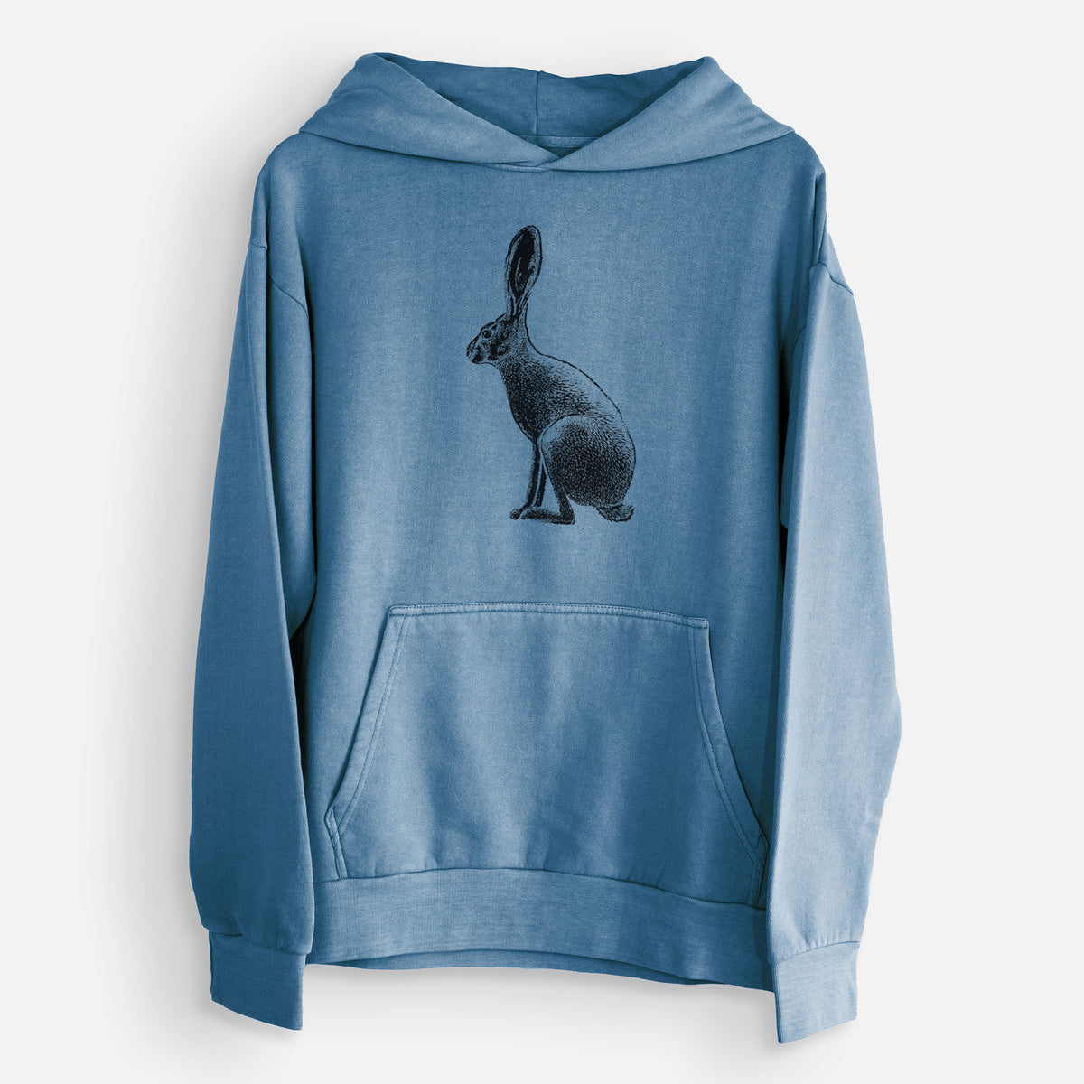 Wild California Hare - Black-tailed Jackrabbit  - Urban Heavyweight Hoodie