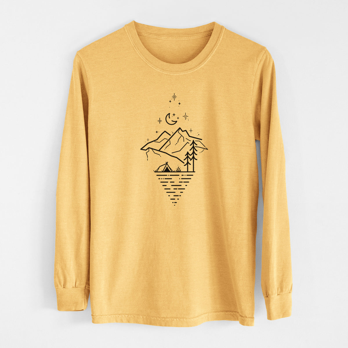 Camp Diamond - Men&#39;s Heavyweight 100% Cotton Long Sleeve