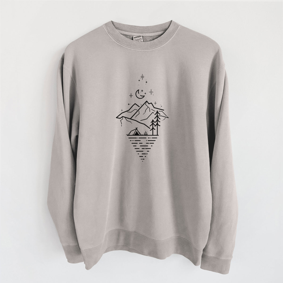 Camp Diamond - Unisex Pigment Dyed Crew Sweatshirt