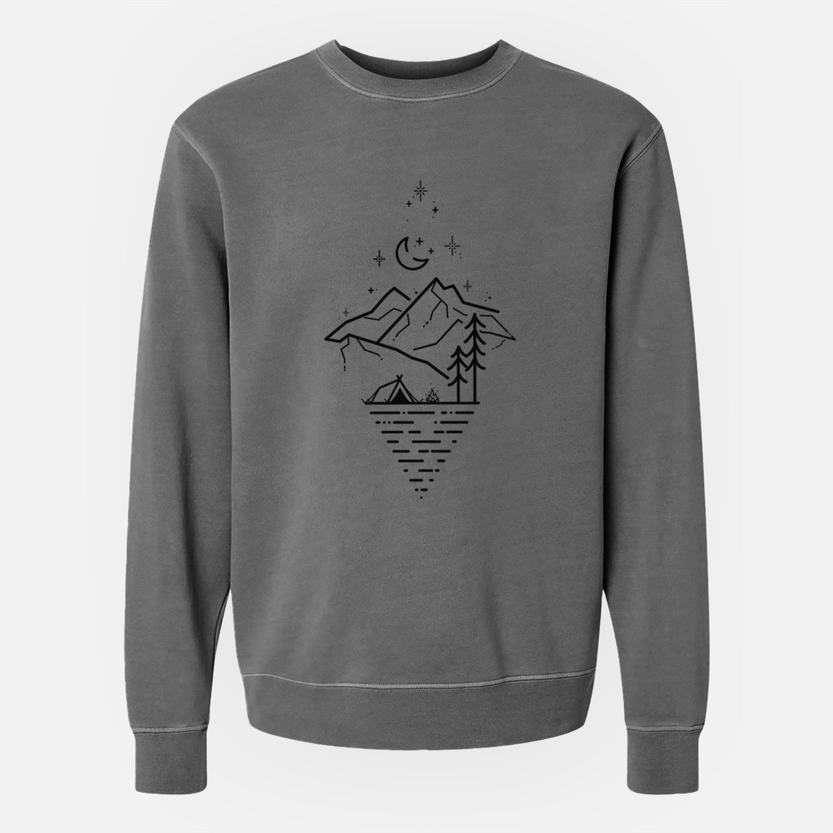 Camp Diamond - Unisex Pigment Dyed Crew Sweatshirt