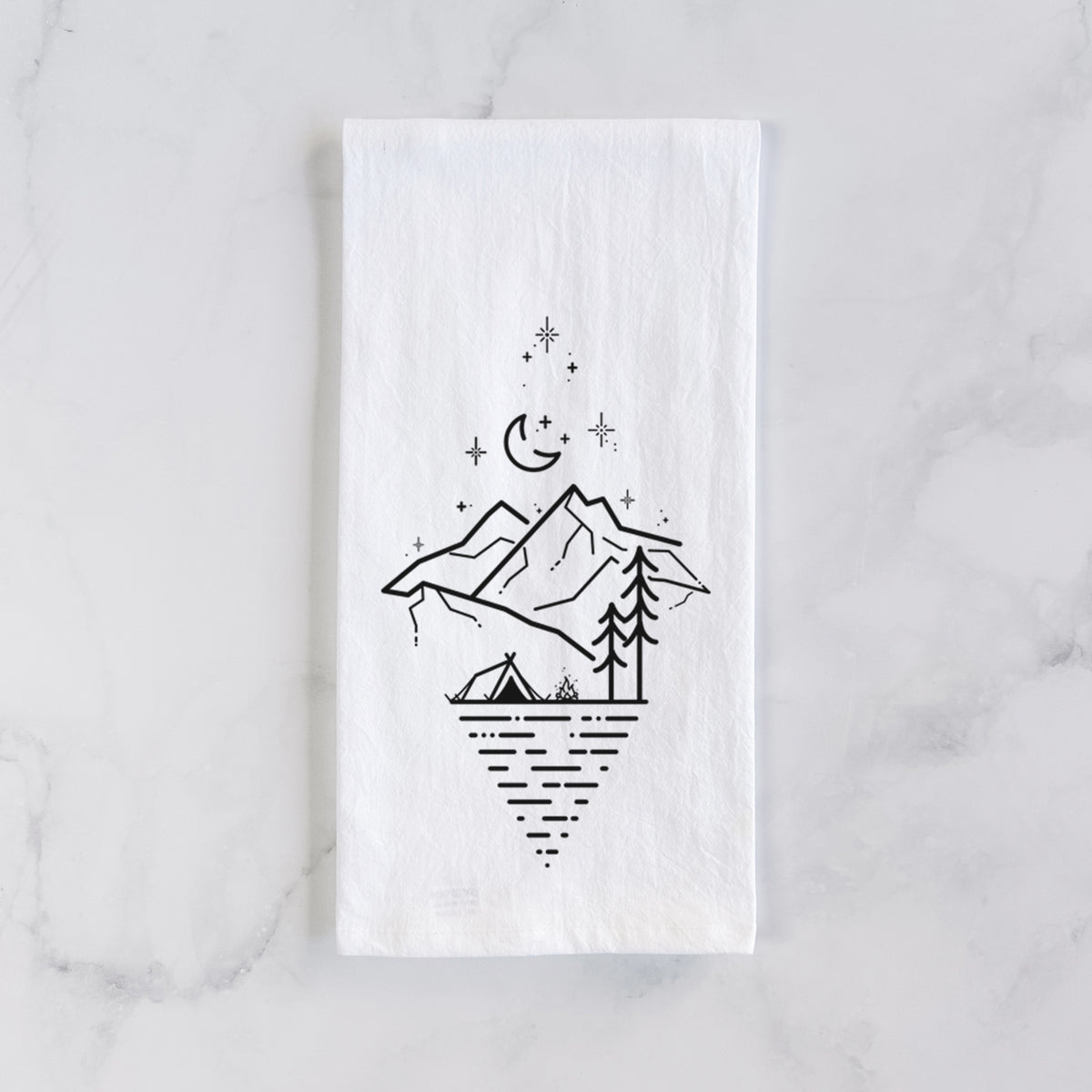 Camp Diamond Tea Towel