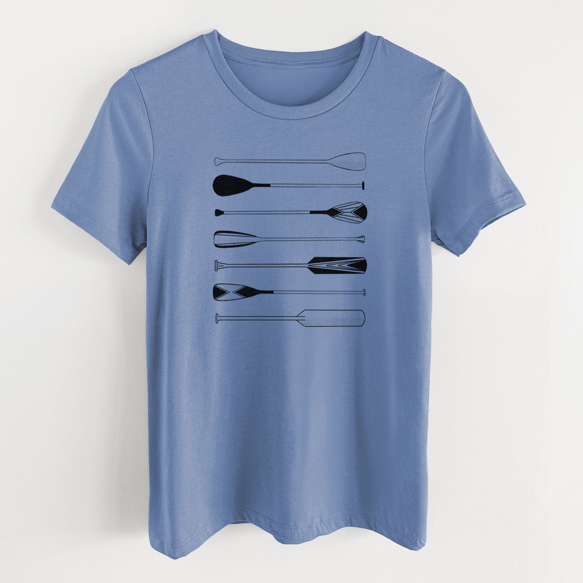 Canoe Paddles - Women's Lightweight Relaxed Fit 100% Cotton Crewneck