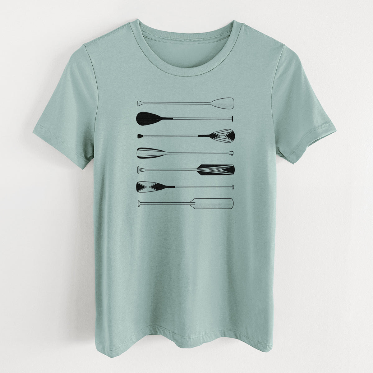 Canoe Paddles - Women's Lightweight Relaxed Fit 100% Cotton Crewneck