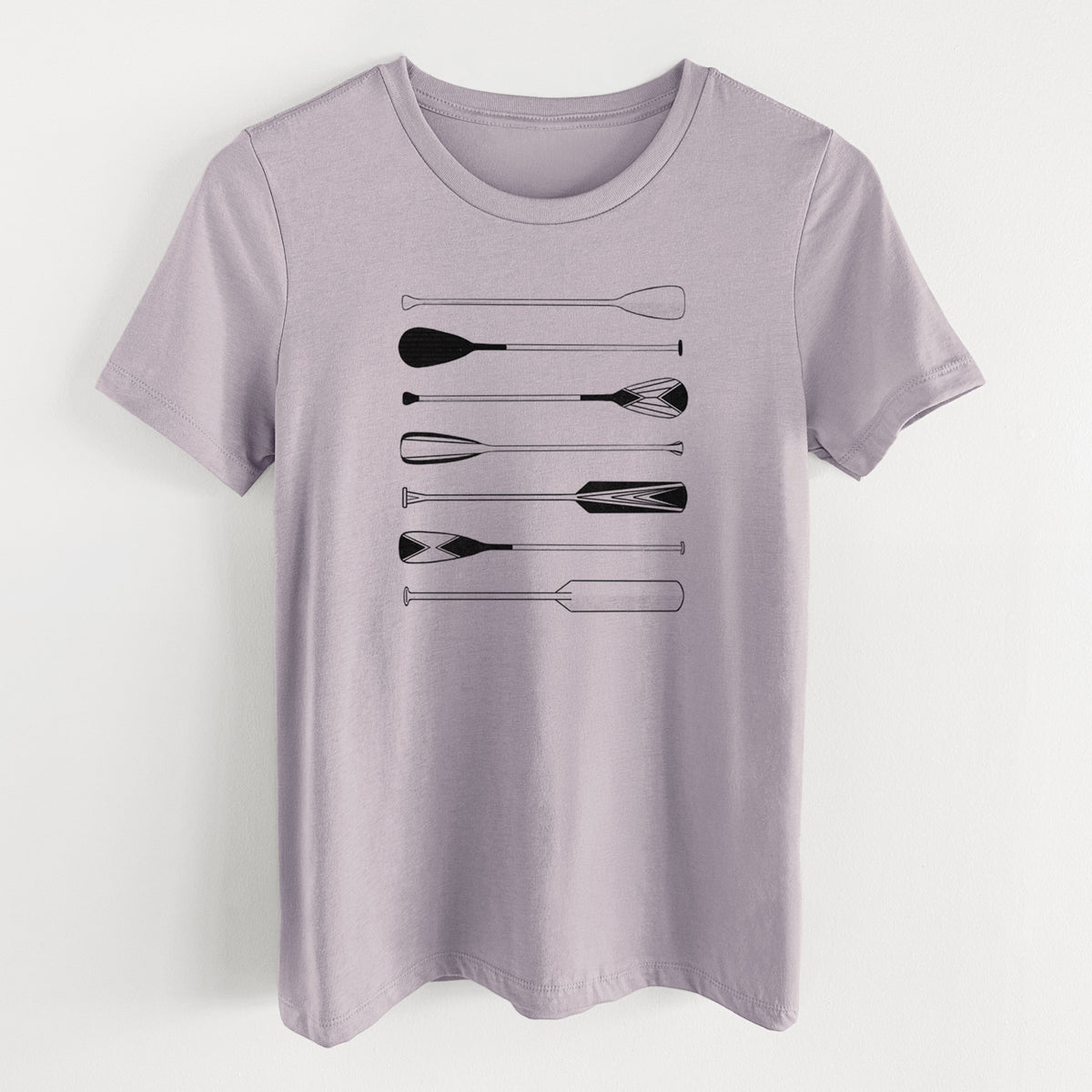 Canoe Paddles - Women's Lightweight Relaxed Fit 100% Cotton Crewneck