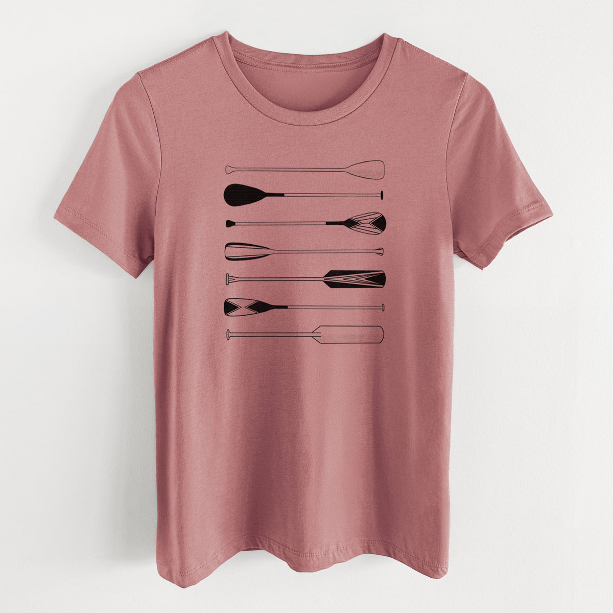 Canoe Paddles - Women's Lightweight Relaxed Fit 100% Cotton Crewneck