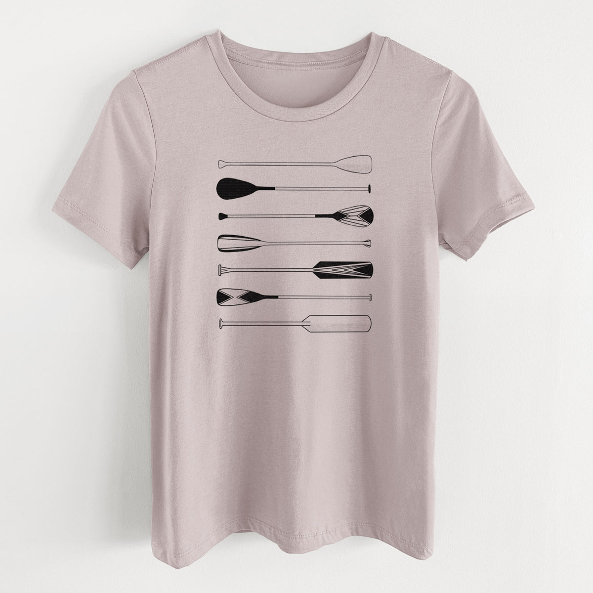 Canoe Paddles - Women's Lightweight Relaxed Fit 100% Cotton Crewneck