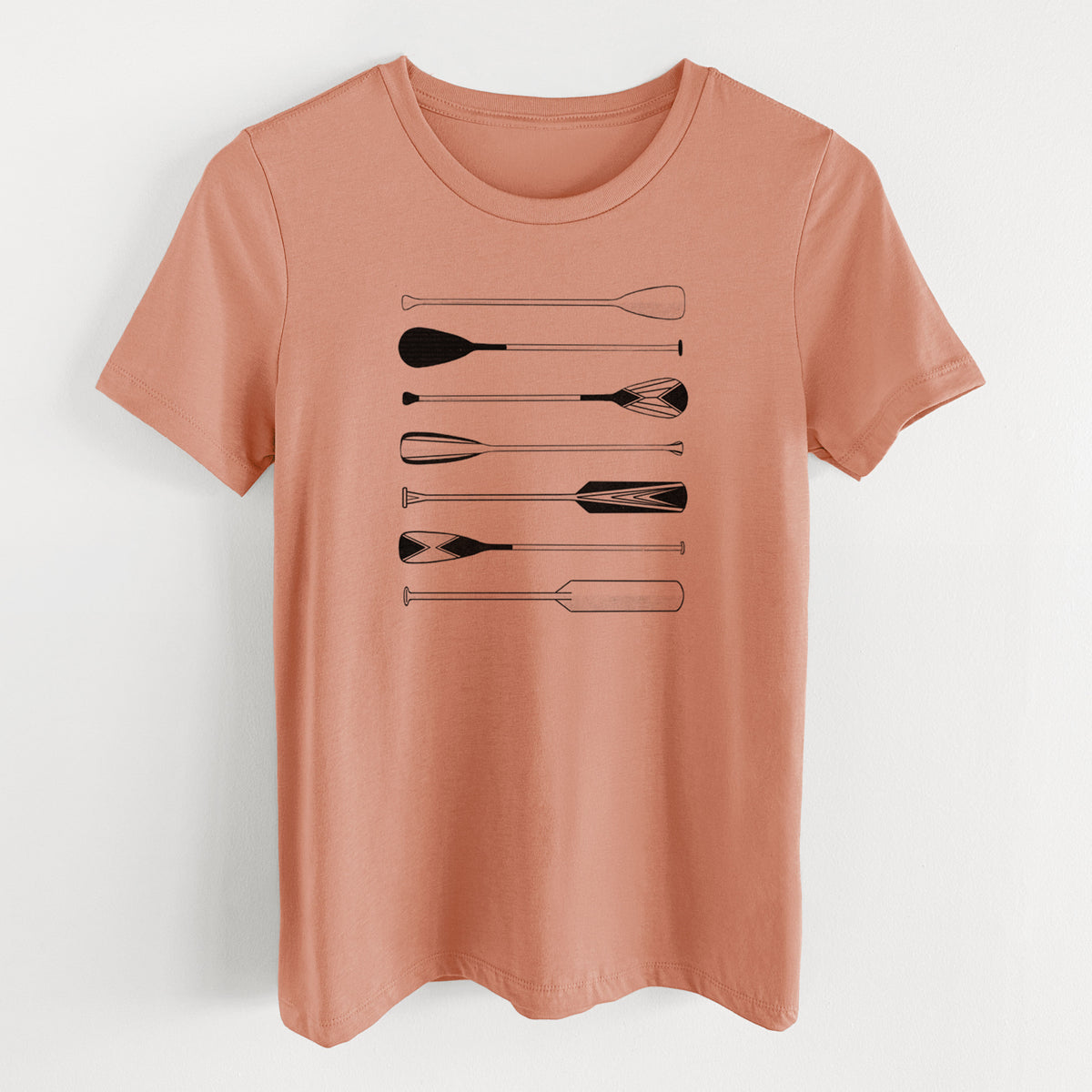 Canoe Paddles - Women's Lightweight Relaxed Fit 100% Cotton Crewneck