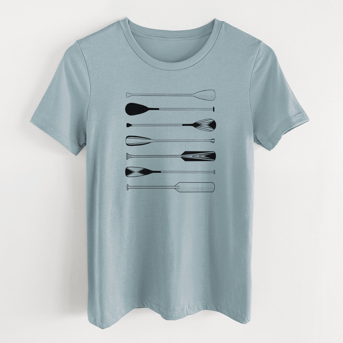 Canoe Paddles - Women's Lightweight Relaxed Fit 100% Cotton Crewneck