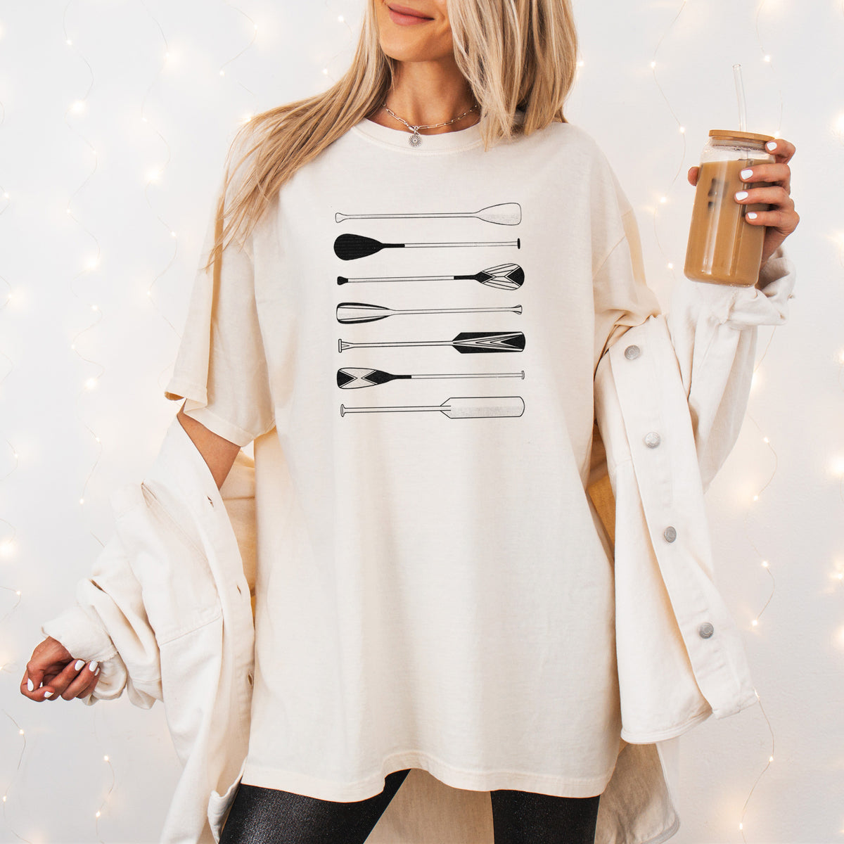 Canoe Paddles - Unisex Comfort Colors Garment-Dyed Heavyweight T-shirt
