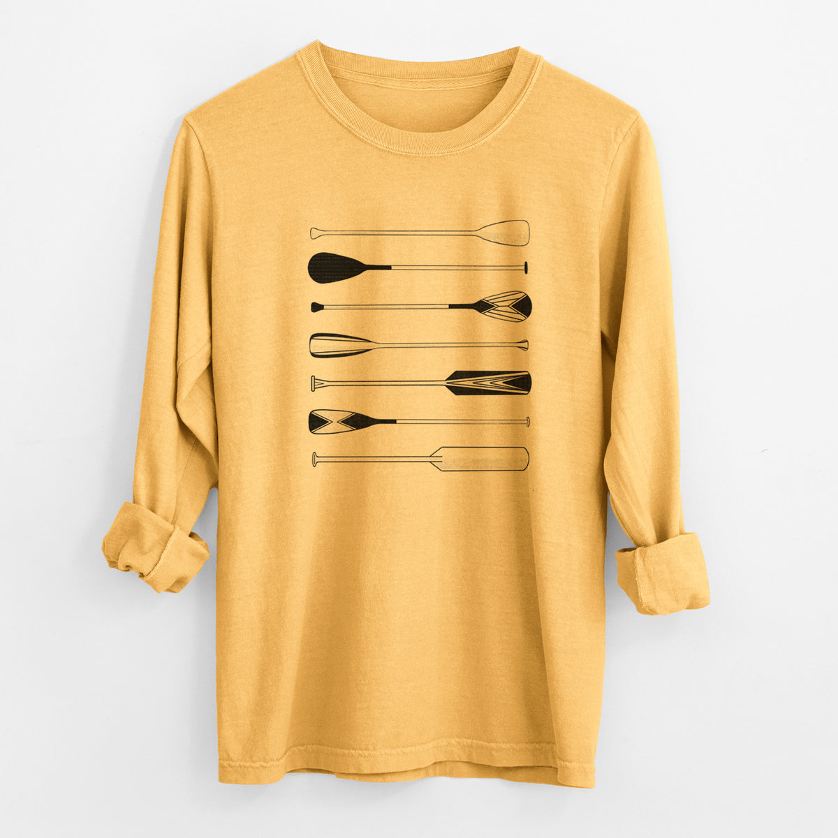 Canoe Paddles - Unisex Comfort Colors 100% Cotton Long Sleeve