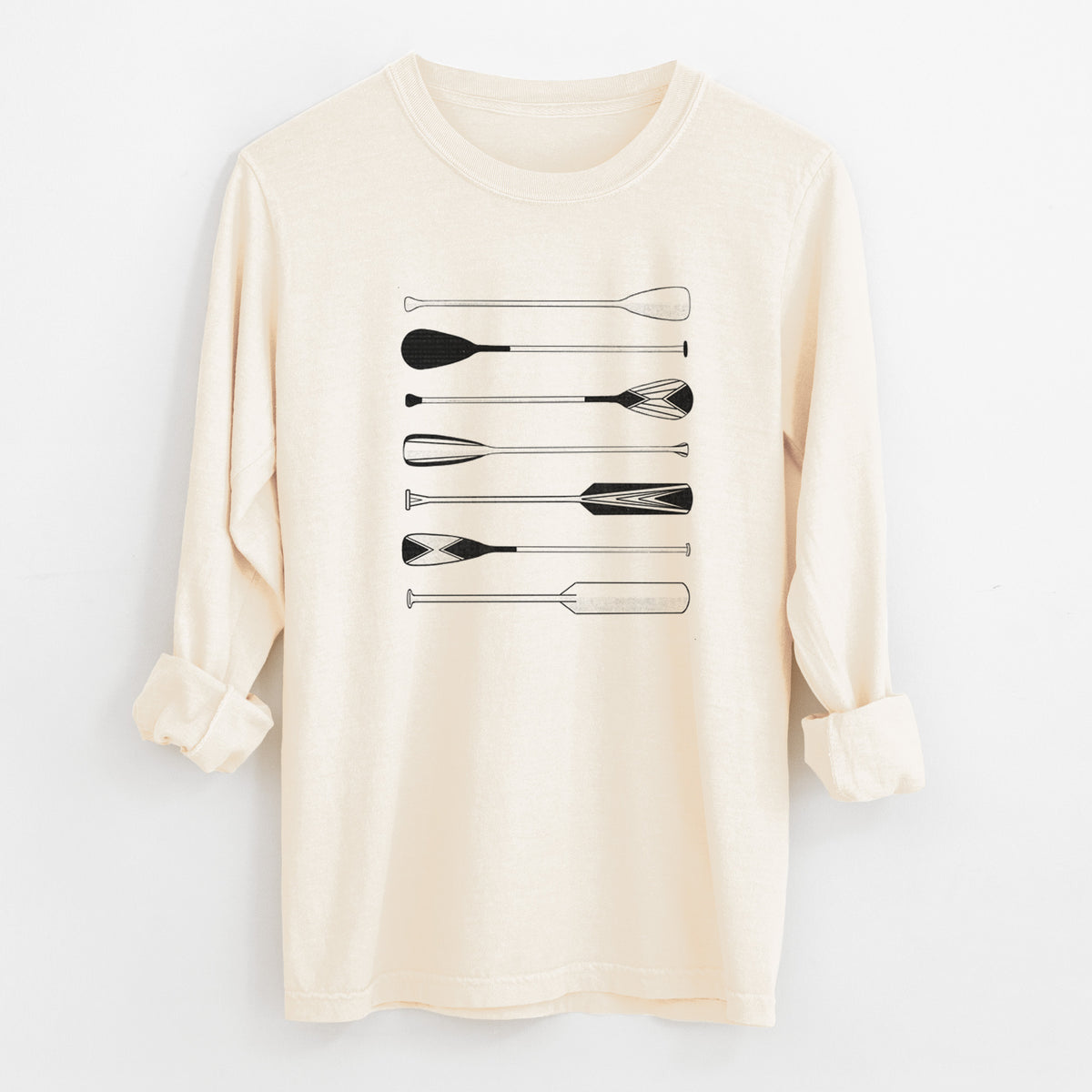 Canoe Paddles - Unisex Comfort Colors 100% Cotton Long Sleeve