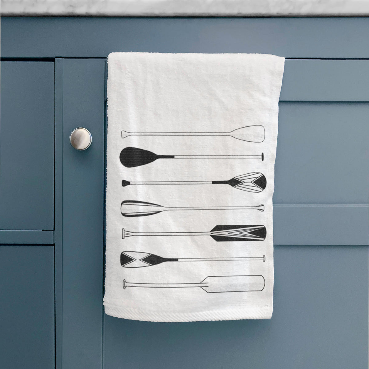 Canoe Paddles Premium Decorative Hand Towel