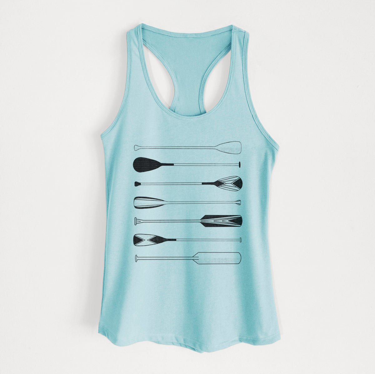 Canoe Paddles - Women's Racerback Tanktop
