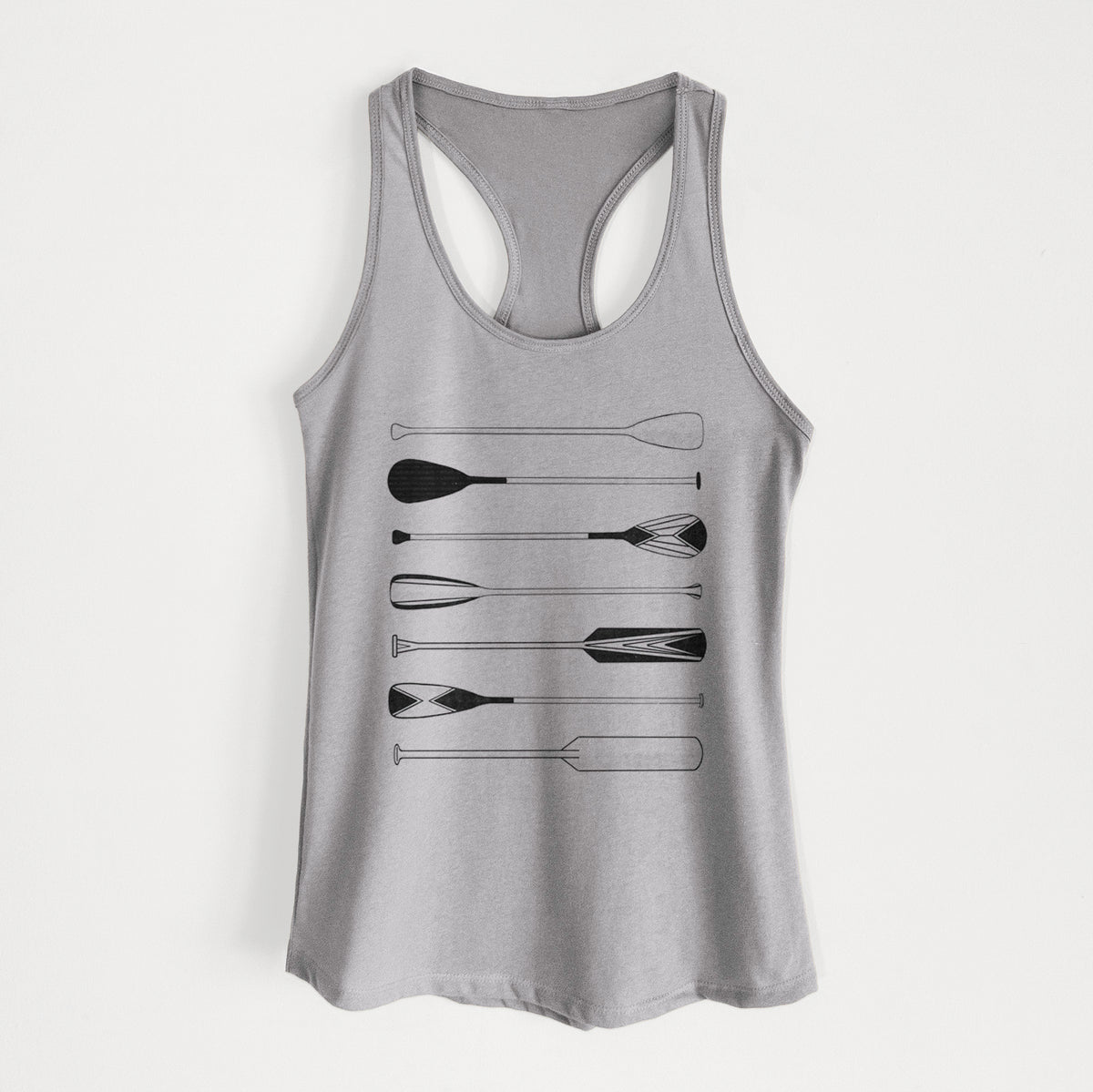 Canoe Paddles - Women's Racerback Tanktop