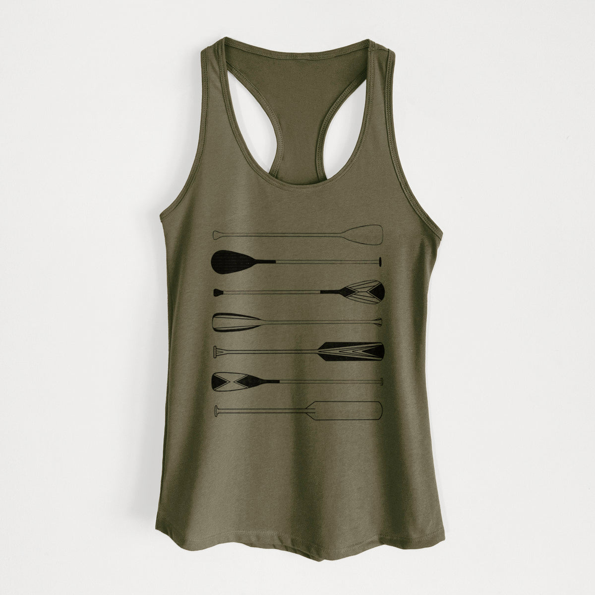 Canoe Paddles - Women's Racerback Tanktop