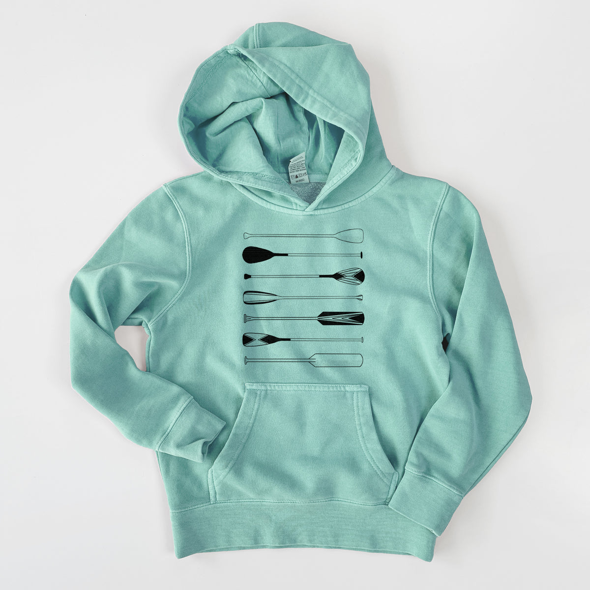 Canoe Paddles - Youth Pigment Dyed Hoodie