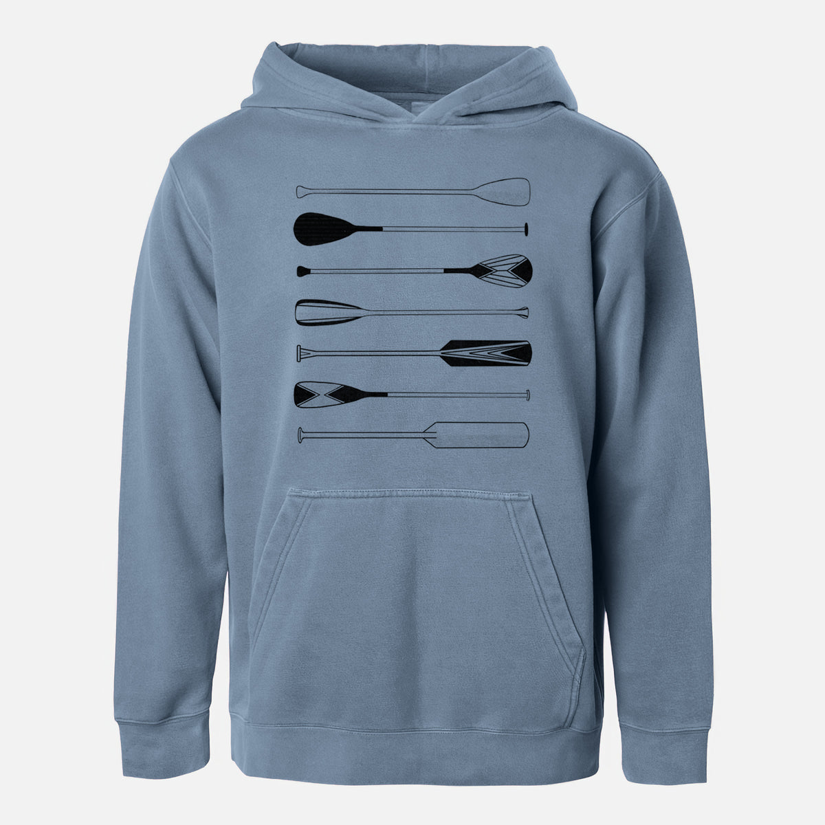 Canoe Paddles - Youth Pigment Dyed Hoodie