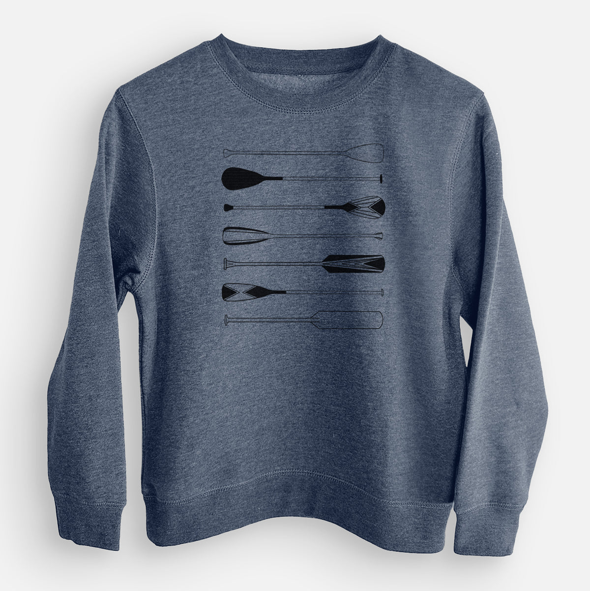 Canoe Paddles - Youth Lightweight Crewneck Sweatshirt