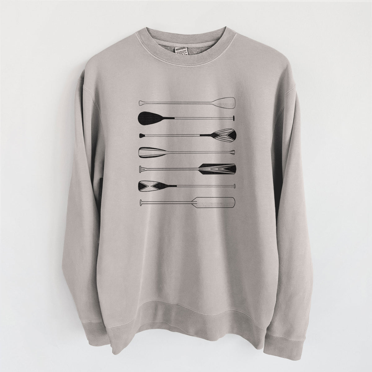 Canoe Paddles - Unisex Pigment Dyed Crew Sweatshirt