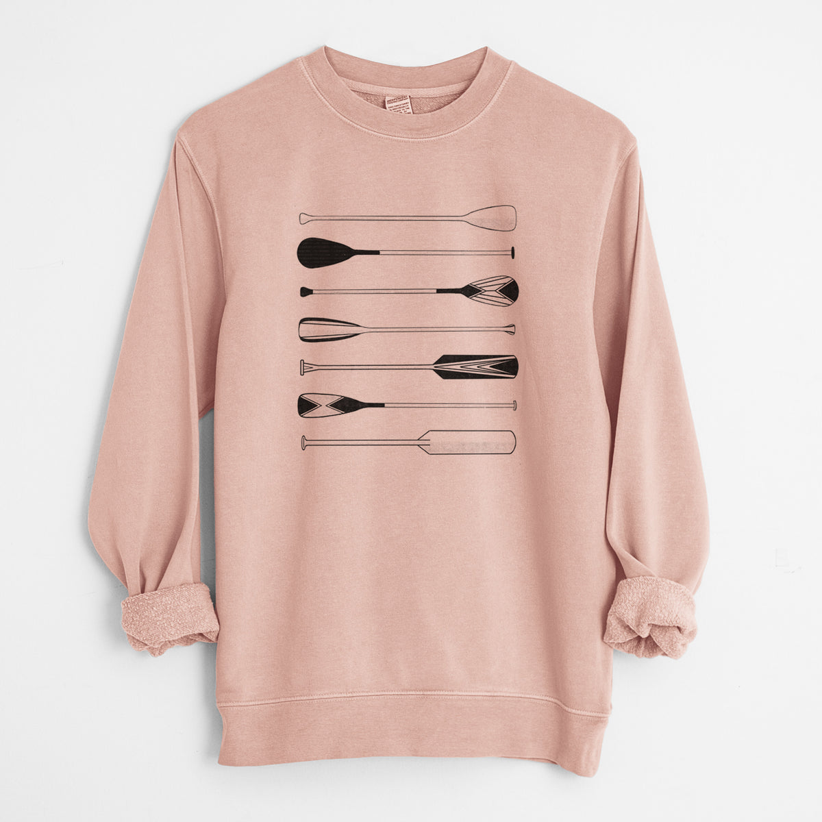Canoe Paddles - Unisex Pigment Dyed Crew Sweatshirt