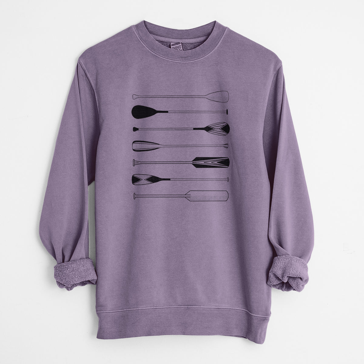 Canoe Paddles - Unisex Pigment Dyed Crew Sweatshirt