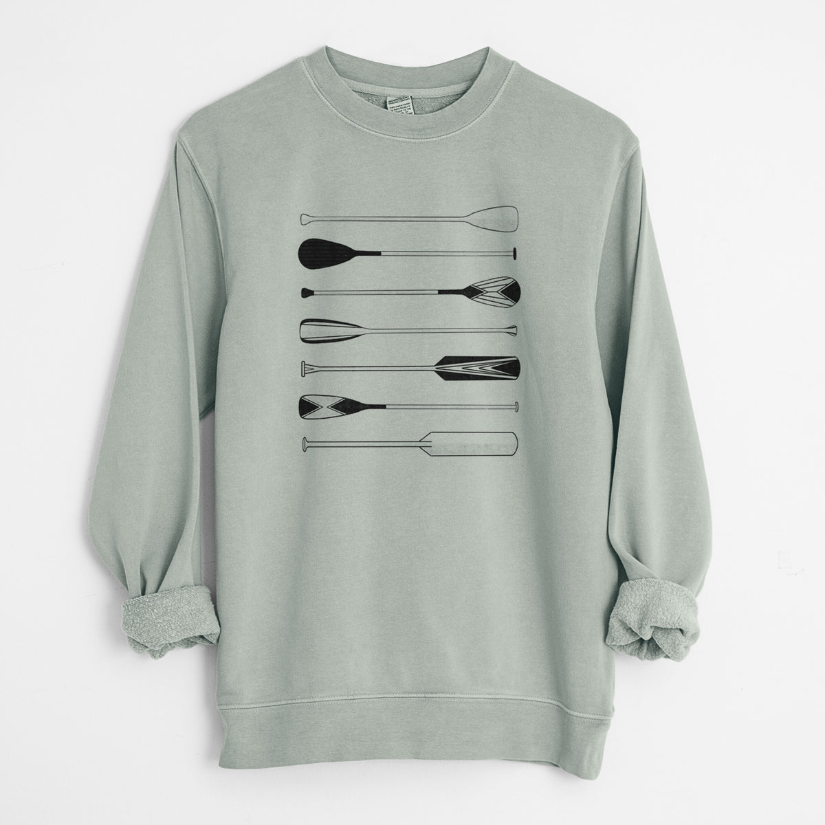 Canoe Paddles - Unisex Pigment Dyed Crew Sweatshirt