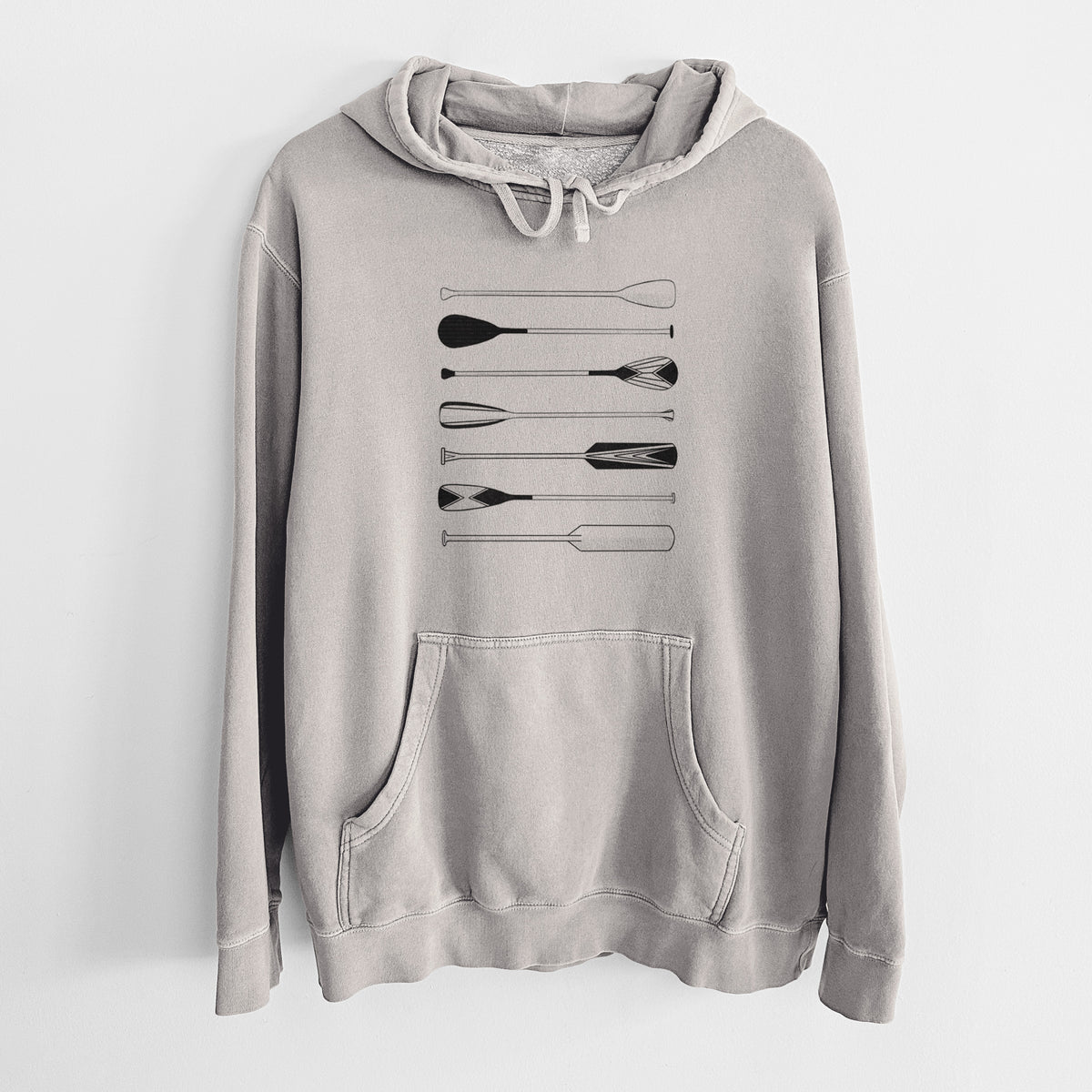 Canoe Paddles - Unisex Pigment Dyed Hoodie