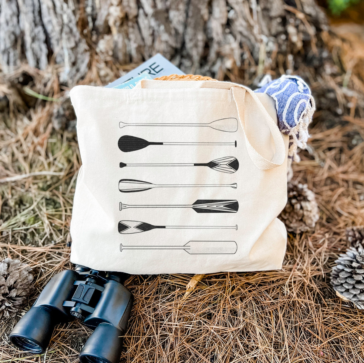 Canoe Paddles - Tote Bag