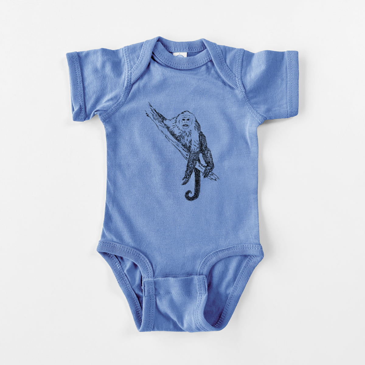 Capuchin Monkey - Cebus imitator - Baby Fine Jersey Bodysuit