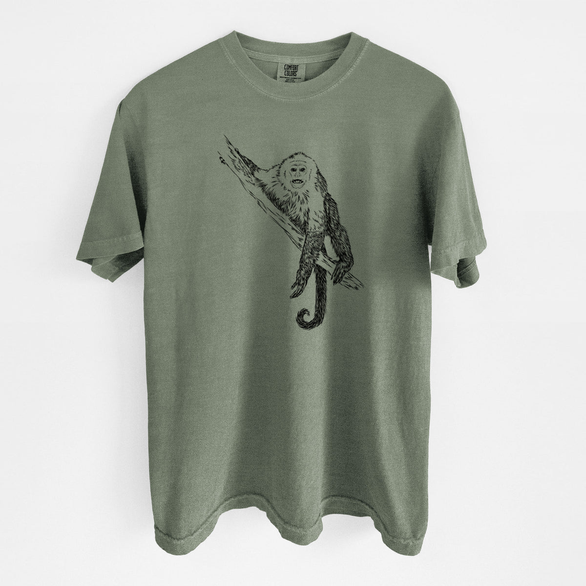 Capuchin Monkey - Cebus imitator - Unisex Comfort Colors Garment-Dyed Heavyweight T-shirt