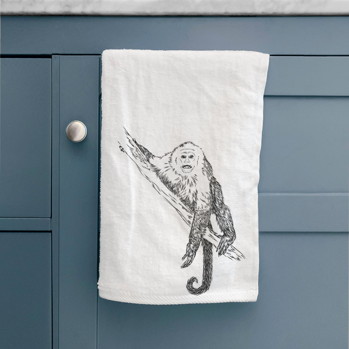 Capuchin Monkey - Cebus imitator Premium Decorative Hand Towel